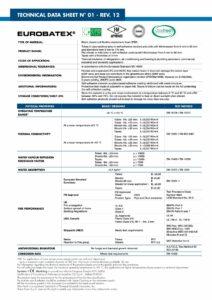 Data sheet Eurobatex